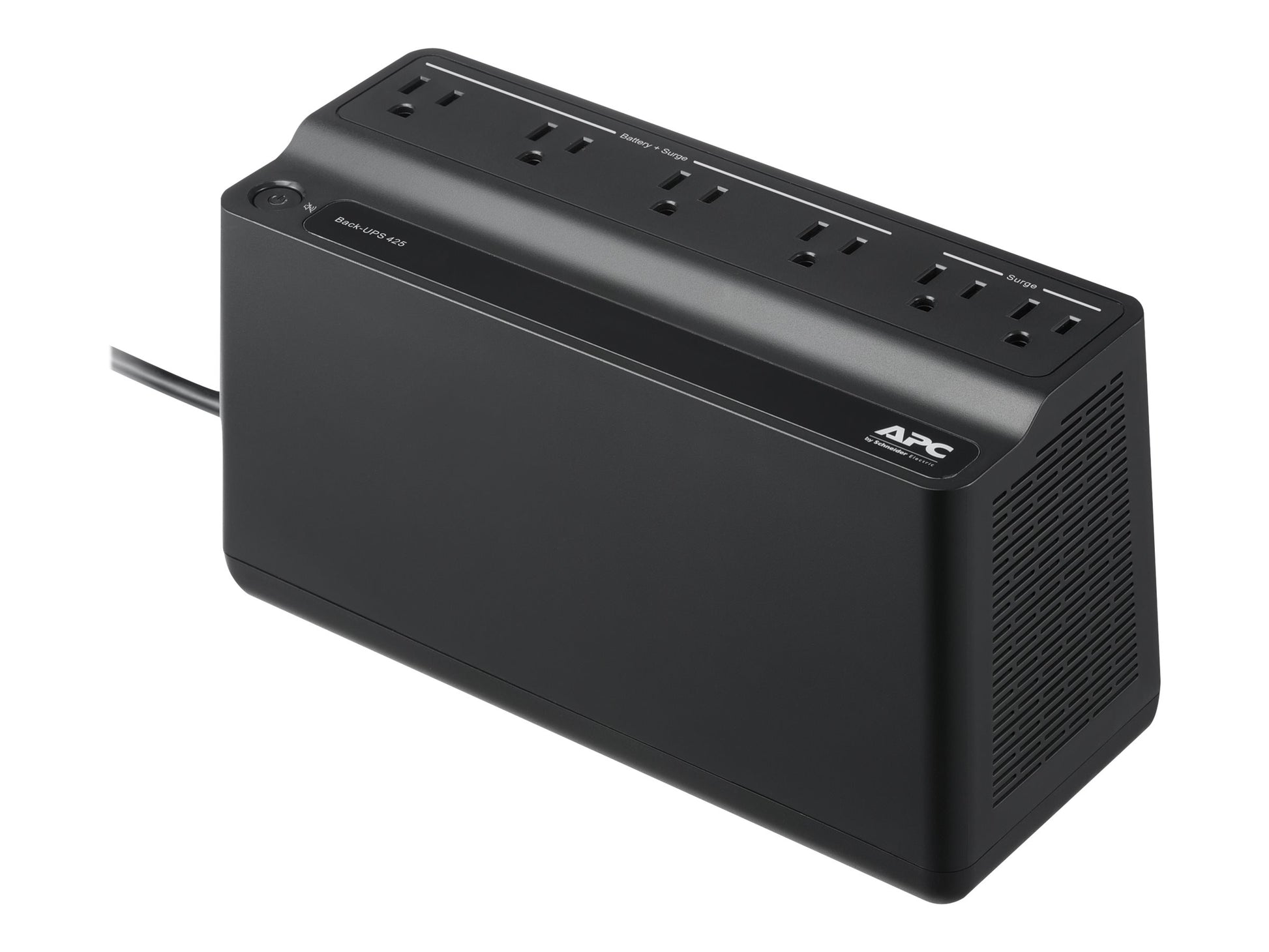APC Back-UPS BE425M - UPS - CA 120 V - 255 vatios - 425 VA - 1 x baterías - conectores de salida: 6 - negro-1