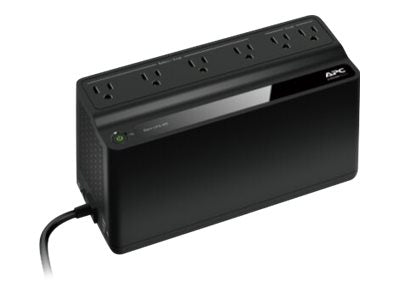 APC Back-UPS BE425M - UPS - CA 120 V - 255 vatios - 425 VA - 1 x baterías - conectores de salida: 6 - negro-3