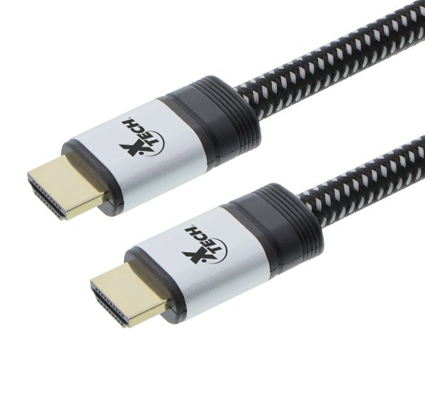 Xtech - Alta velocidad - cable HDMI con Ethernet - HDMI macho a HDMI macho - 1.83 m - admite 4K60Hz (3840 x 2160)-4