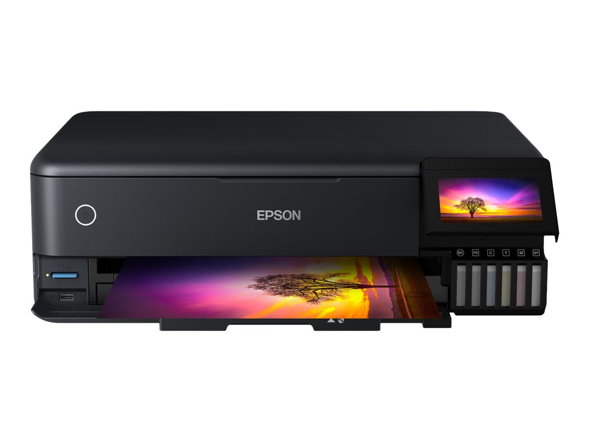Epson EcoTank L8180 - Impresora multifunción - color - chorro de tinta - A3 (material) - hasta 16 ppm (impresión) - 100 hojas - USB 2.0, LAN, Wi-Fi(n)-14