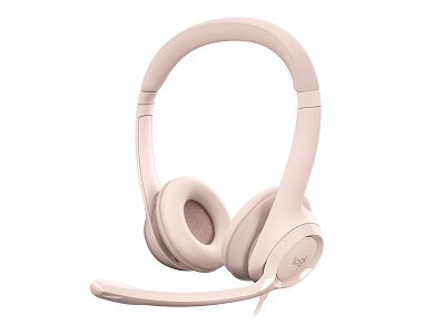 Logitech H390 Wired Headset for PC/Laptop, Rose - Auricular - en oreja - cableado - USB-A - rosa-3