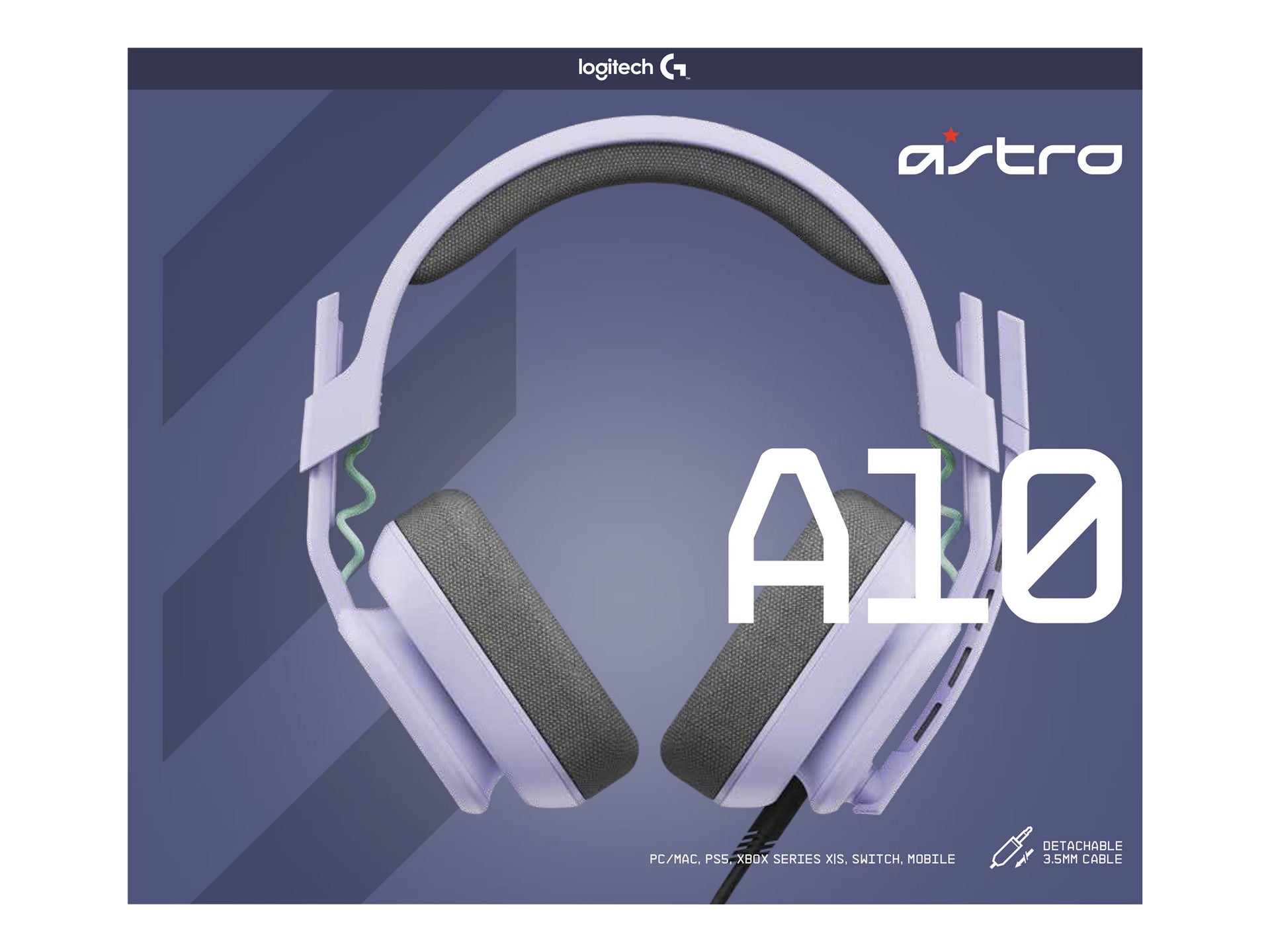 ASTRO Gaming A10 Gen 2 - Auricular - tamaño completo - cableado - lila