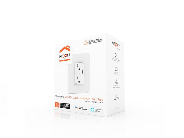 Nexxt Solutions Connectivity - Wall outlet USB-1