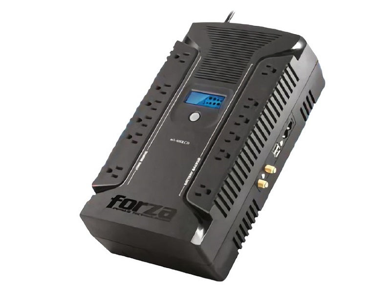 Forza HT Series HT-1000LCD - UPS - CA 120 V - 600 vatios - 1000 VA 9 Ah - conectores de salida: 12-1