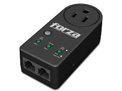 Forza Surge Zion 2K10 - Supresor de sobrevoltaje - 110V US - 1 RJ45 - 1 Salida - Rango de Voltaje 90-140 VAC - Proteccion de Picos IMAX 18000A - Color Negro-2