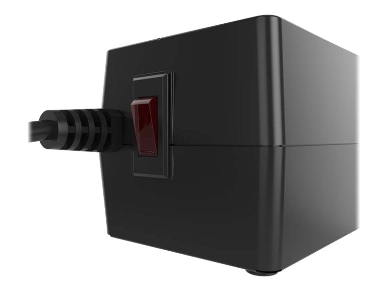 Forza FVR Series FVR-1011 - Regulador automático de voltaje (montaje en pared) - CA 115 V - 500 vatios - 1000 VA - conectores de salida: 4 - negro-20