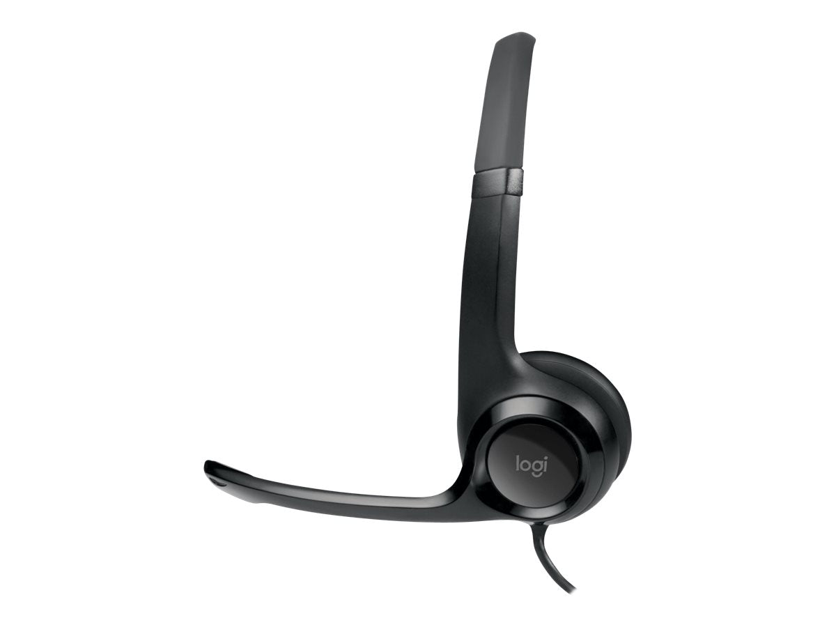 Logitech USB Headset H390 - Auricular - en oreja - cableado - USB-11