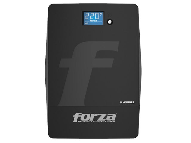 Forza SL-2001UL - UPS - Line interactive - 1200 Watt - 2000 VA - 110 V - NEMA 5-20P - 8 x NEMA 5-15R - USB - Touchscreen LCD - Forza Tracker - 3-year warranty-2