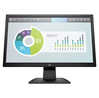 HP P204 - LED-backlit LCD monitor - 19.5" - 1600 x 900 - TN - HDMI / VGA (DB-15) - Black-1