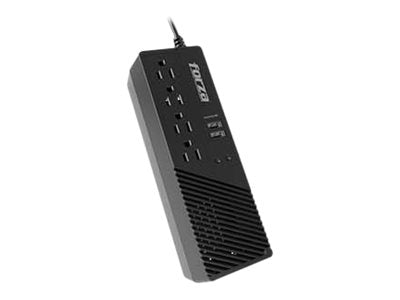 Forza FVR Series FVR-1011USB - Regulador automático de voltaje - CA 115 V - 500 vatios - 1000 VA - conectores de salida: 4 - negro-13