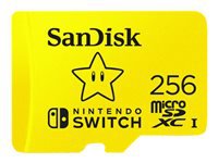 SanDisk Nintendo Switch - Tarjeta de memoria flash - 256 GB - UHS-I U3 - microSDXC UHS-I - para Nintendo Switch-1
