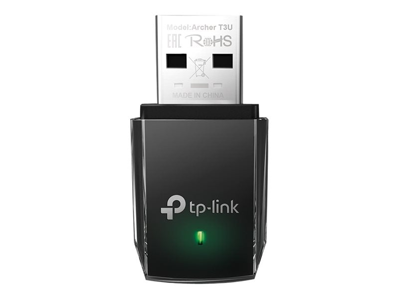 TP-Link Archer T3U - Adaptador de red - USB 3.0 - Wi-Fi 5 - Adaptador USB AC1300 Mini Wi-Fi Doble Banda - Velocidad 867 Mbps a 5 GHz + 400 Mbps a 2.4 GHz - USB 3.0 - MU-MIMO-7