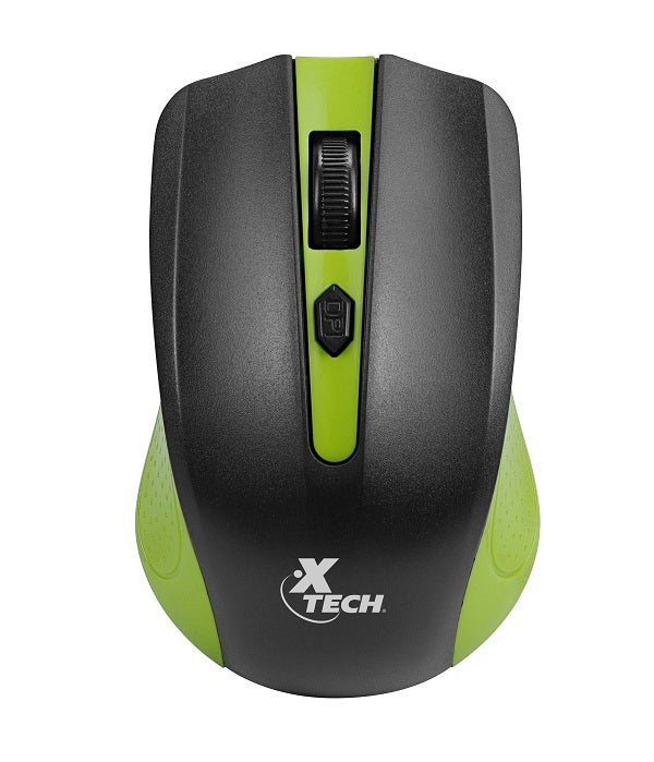 Xtech - Mouse - 2.4 GHz - Wireless - Green - 1600dpi XTM-310GN-3