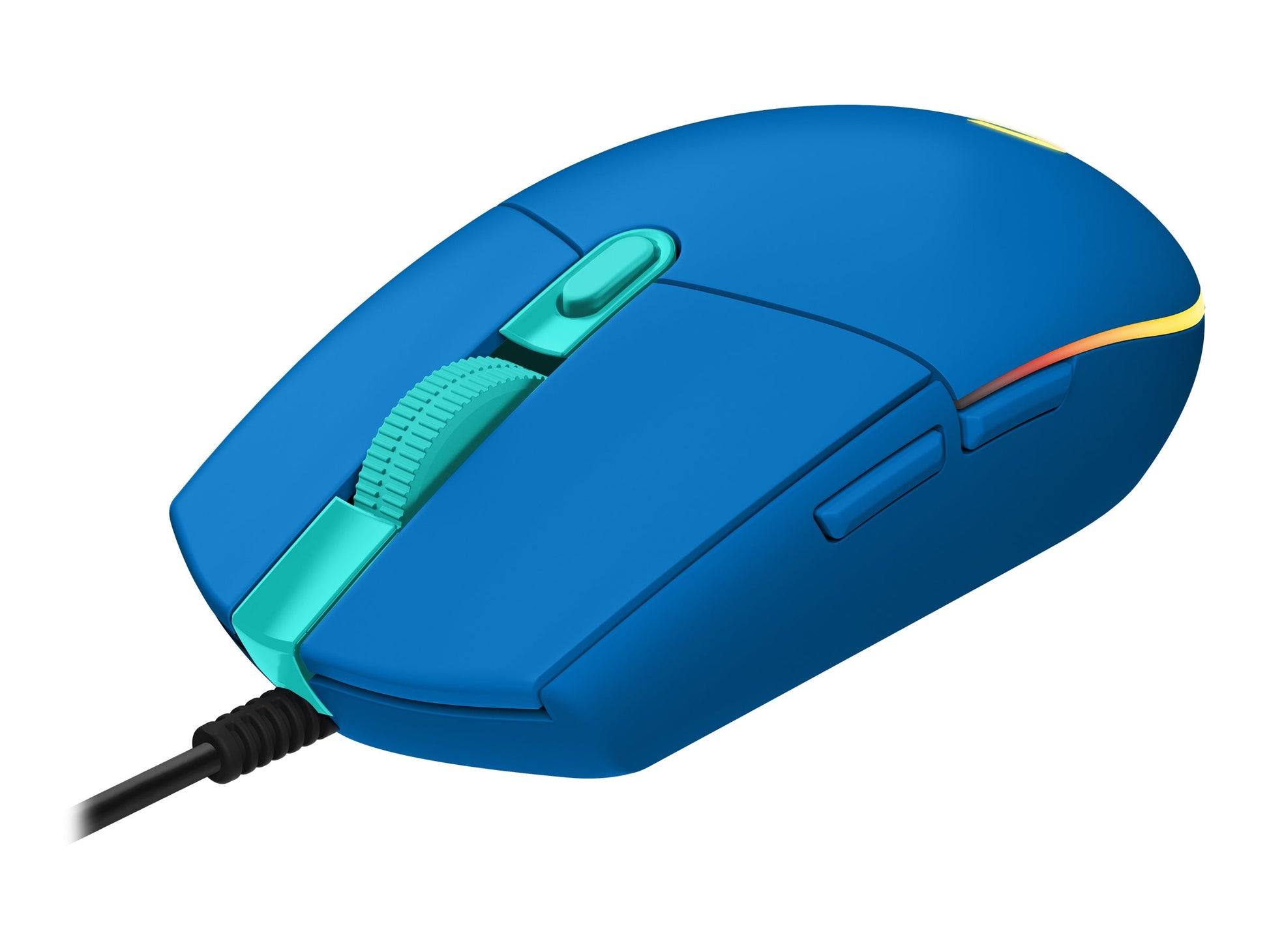 Logitech Gaming Mouse G203 LIGHTSYNC - Ratón - óptico - 6 botones - cableado - USB - azul-3