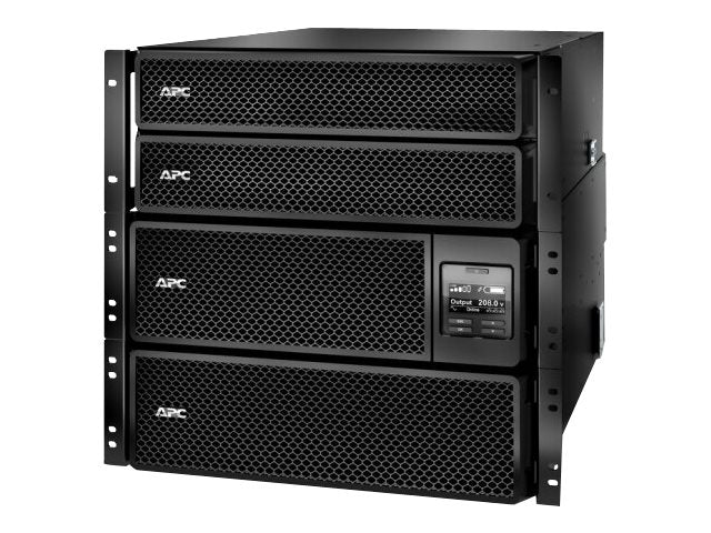APC Smart-UPS SRT 10000VA RM - UPS (montaje en bastidor) - CA 208 V - 10 kW - 10000 VA - Ethernet 10/100, USB - conectores de salida: 10 - 10U - 19" - negro - con Transformador reductor de 208/240 V a 120 V 10 kVA - para P/N: AR4018SPX432, AR4024SP, AR402-5