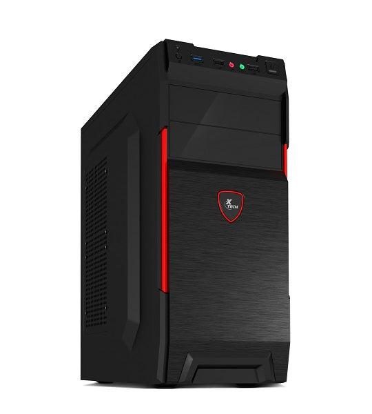 Xtech - Desktop - ATX - Black and red - 600W PS XTQ-214-1