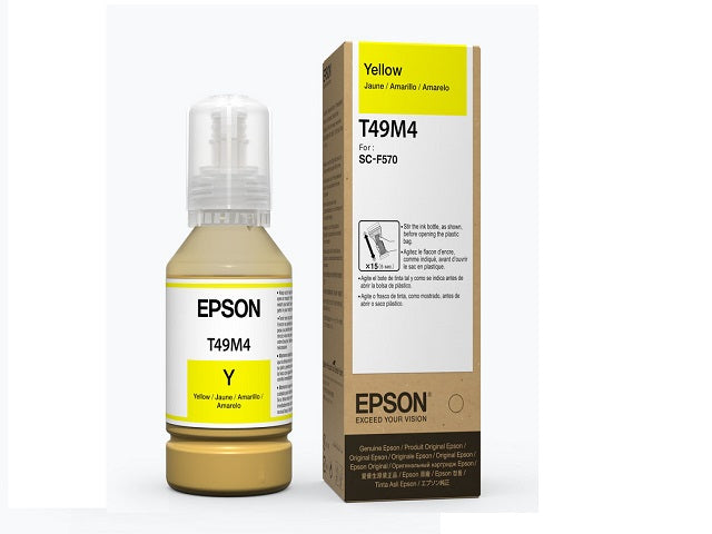 Epson T49M - 140 ml - amarillo - original - recarga de tinta - para SureColor F170, F570-4