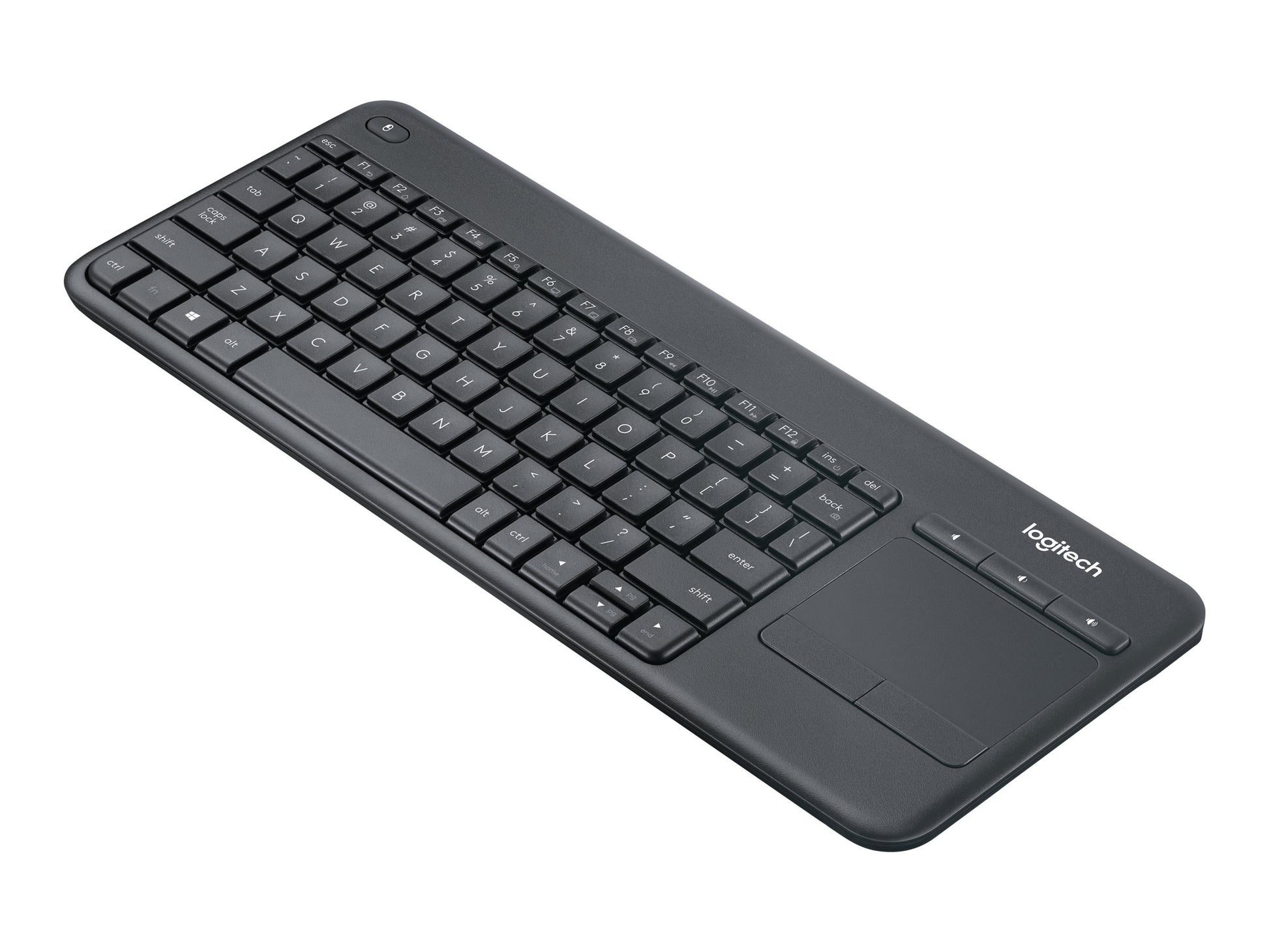 Logitech Wireless Touch Keyboard K400 Plus - Teclado - con panel táctil - inalámbrico - 2.4 GHz - negro-17