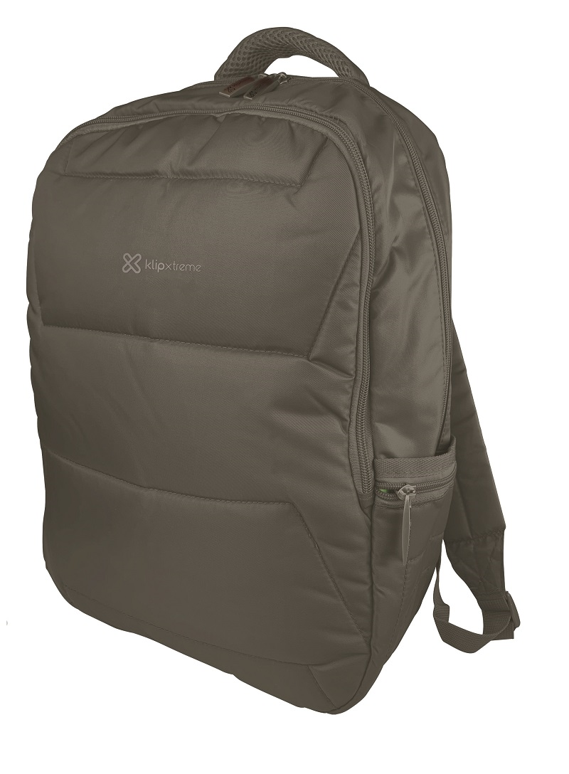 Klip Xtreme - Notebook carrying backpack - 15.6" - 1200D Nylon - Gray - Two Compartments-2