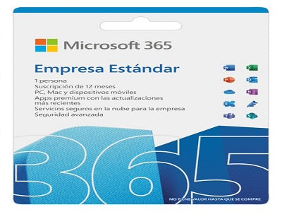 Microsoft 365 Business Standard - Licencia - 1 usuario activo - Tarjeta de activación - Windows-2