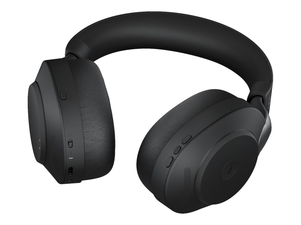 Jabra Evolve2 85 MS Stereo - Auricular - tamaño completo - Bluetooth - inalámbrico, cableado - cancelación de sonido activo - conector de 3,5 mm - aislamiento de ruido - negro - Certificado para Equipos de Microsoft-3