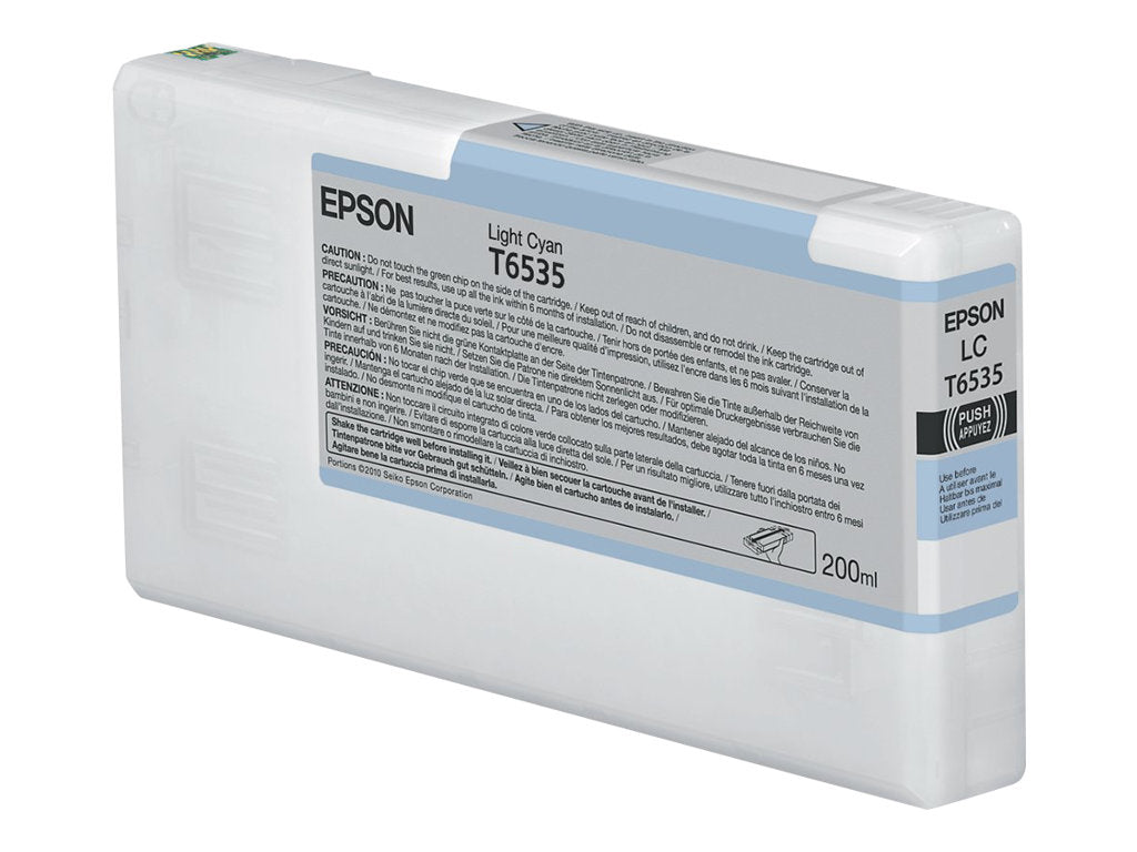 Epson - 200 ml - cián claro - original - cartucho de tinta - para Stylus Pro 4900, Pro 4900 Designer Edition, Pro 4900 Spectro_M1-2