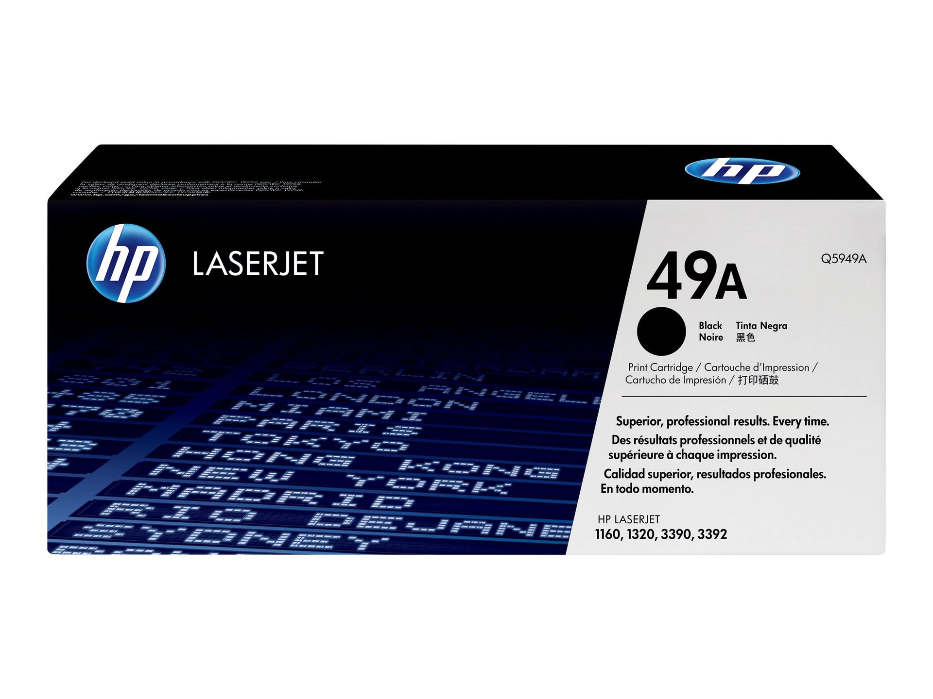 HP 49A - Negro - original - LaserJet - cartucho de tóner (Q5949A) - para LaserJet 1320, 1320n, 1320nw, 1320t, 1320tn, 3390, 3392