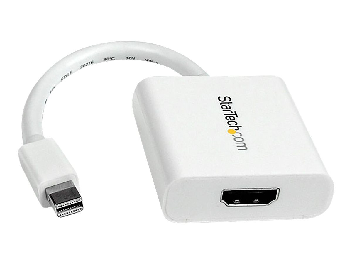 StarTech.com Adaptador de Vídeo Mini DisplayPort a HDMI - Cable Conversor - Hembra HDMI - Macho Mini DP - 1920x1200 - Pasivo - Blanco - Adaptador de vídeo - Mini DisplayPort macho a HDMI hembra - 17 cm - blanco-5