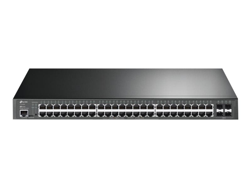 TP-Link JetStream TL-SG3452P V1 - Conmutador - Gestionado - 48 x 10/100/1000 (PoE+) + 4 x Gigabit SFP - montaje en rack - PoE+ (384 W)-3