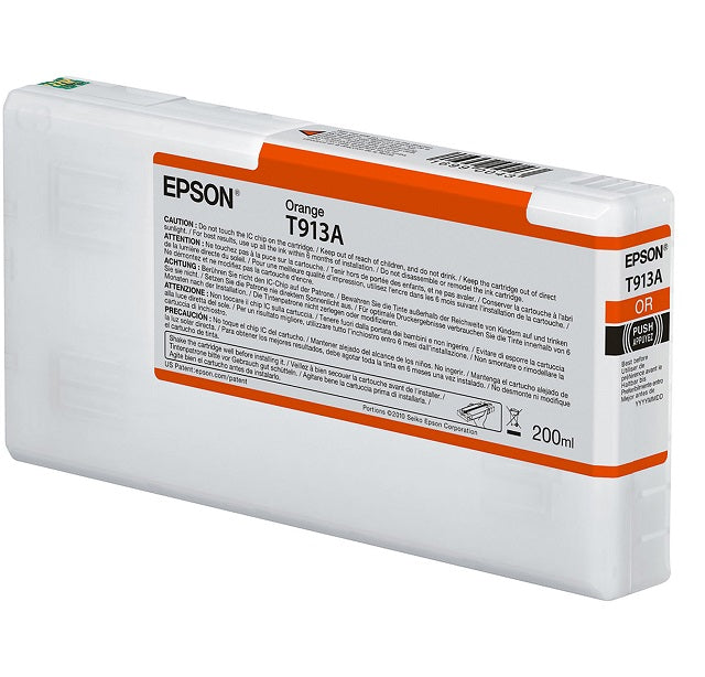 Epson T913 - 200 ml - naranja - original - cartucho de tinta - para SureColor P5000, SC-P5000-3