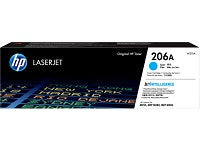 HP 206A - Cián - original - LaserJet - cartucho de tóner (W2111A) - para Color LaserJet Pro M255, M283, MFP M282, MFP M283-3