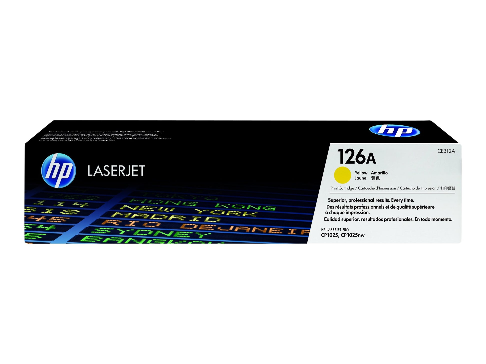 HP 126A - Amarillo - original - LaserJet - cartucho de tóner (CE312A) - para Color LaserJet Pro CP1025; LaserJet Pro MFP M175; TopShot LaserJet Pro M275-4