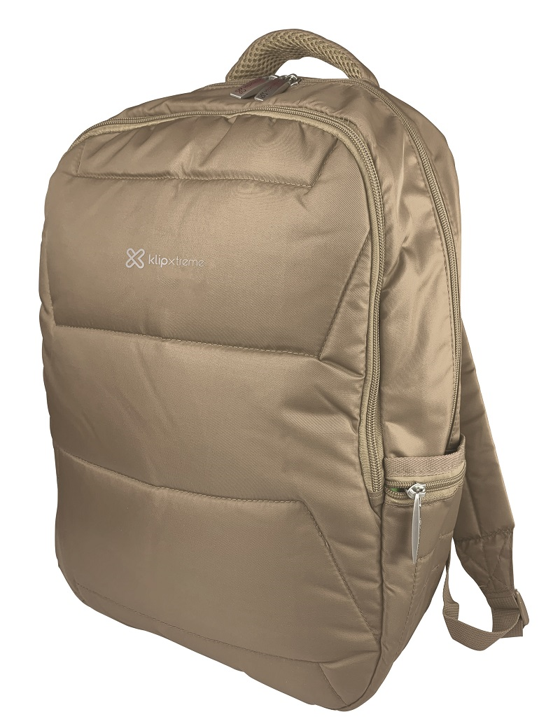 Klip Xtreme - Notebook carrying backpack - 15.6" - 1200D Nylon - Khaki - Two Compartments-1
