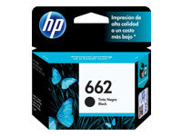 HP 662 - Negro - original - Ink Advantage - cartucho de tinta - para Deskjet 1516, Ink Advantage 15XX, Ink Advantage 35XX, Ink Advantage 4645-3