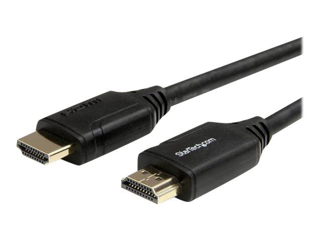 StarTech.com Cable HDMI premium de alta velocidad con Ethernet - 4K 60Hz - 3m - Cable HDMI Certificado Premium - HDMI 2.0 - Cable HDMI con Ethernet - HDMI macho a HDMI macho - 3 m - negro - para P/N: EXTEND-HDMI-4K40C6P1, KITBXAVHDPEU, KITBXAVHDPUK, KITBX-5