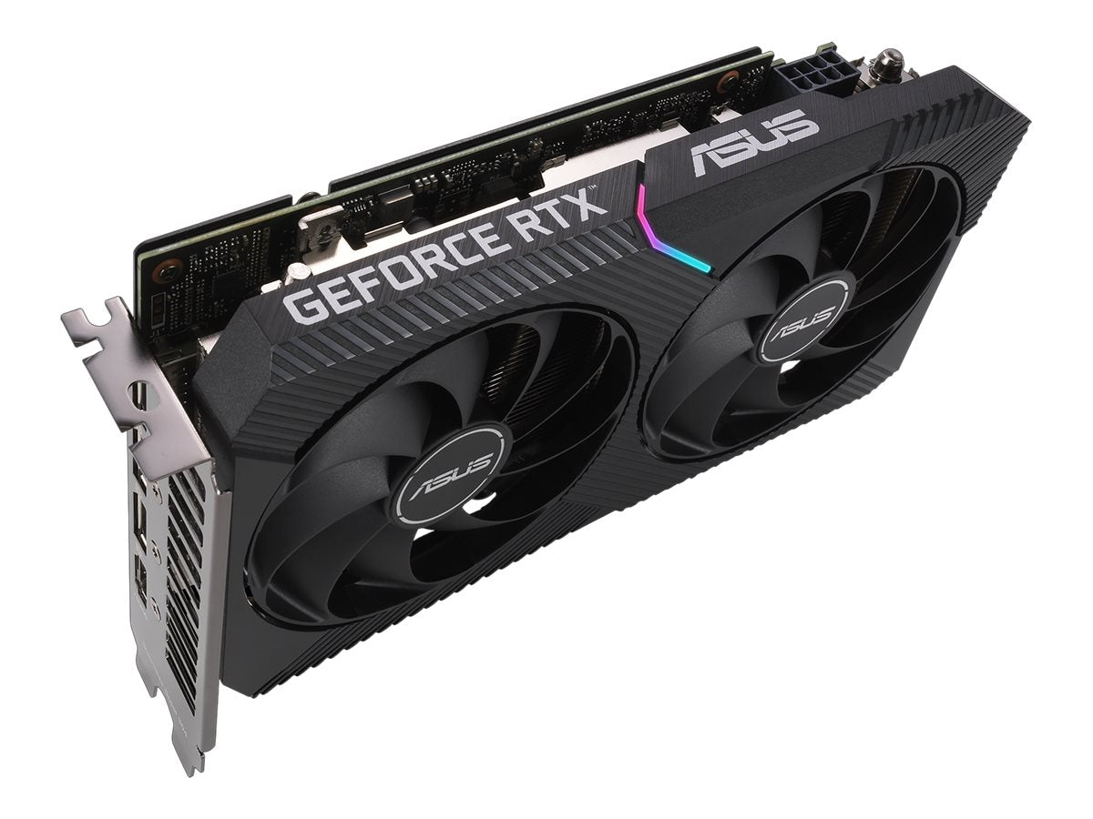 ASUS DUAL-RTX3060-O12G-V2 - OC Edition - tarjeta gráfica - GF RTX 3060 - 12 GB GDDR6 - PCIe 4.0 x16 - HDMI, 3 x DisplayPort-3