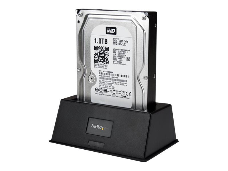 StarTech.com Estación de Acoplamiento USB 3.0 UASP para Conexión de Disco Duro SATA III de 2,5" y 3,5" Pulgadas - Docking Station - Controlador de almacenamiento - 2.5", 3.5" - SATA 6Gb/s - USB 3.0 - para P/N: SVA12M2NEUA, SVA12M5NA, USBDUP15, USBDUPE115,-11