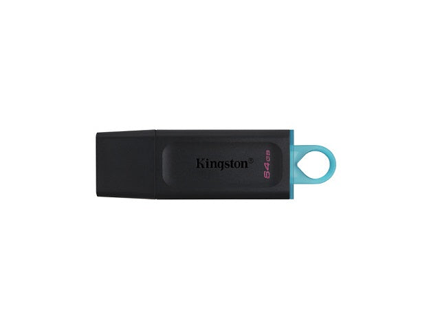 Kingston DataTraveler Exodia - Unidad flash USB - 64 GB - USB 3.2 Gen 1 - negro con turquesa-4