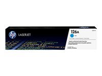 HP 126A - Cián - original - LaserJet - cartucho de tóner (CE311A) - para Color LaserJet Pro CP1025; LaserJet Pro MFP M175; TopShot LaserJet Pro M275-3