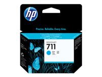 HP 711 - 29 ml - cián - original - DesignJet - cartucho de tinta - para DesignJet T100, T120, T120 ePrinter, T125, T130, T520, T520 ePrinter, T525, T530-6