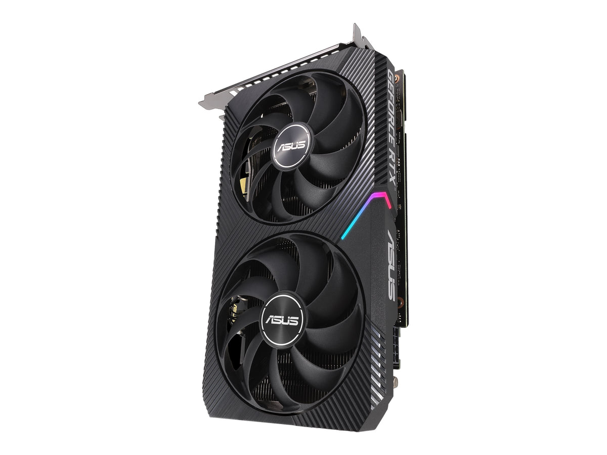 ASUS DUAL-RTX3060-O12G-V2 - OC Edition - tarjeta gráfica - GF RTX 3060 - 12 GB GDDR6 - PCIe 4.0 x16 - HDMI, 3 x DisplayPort-12