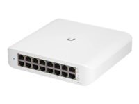 Ubiquiti UniFi Switch Lite USW-Lite-16-POE - Conmutador - Gestionado - 16 x 10/100/1000 (8 PoE+) - sobremesa, montaje en pared - PoE+ (45 W)-6