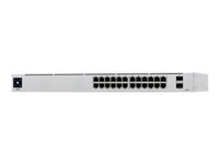 Ubiquiti UniFi Switch USW-24-POE - Conmutador - Gestionado - 24 x 10/100/1000 (16 PoE+) + 2 x Gigabit SFP - montaje en rack, sobremesa - PoE++ (95 W)-9