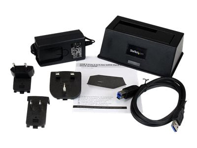 StarTech.com Estación de Acoplamiento USB 3.0 UASP para Conexión de Disco Duro SATA III de 2,5" y 3,5" Pulgadas - Docking Station - Controlador de almacenamiento - 2.5", 3.5" - SATA 6Gb/s - USB 3.0 - para P/N: SVA12M2NEUA, SVA12M5NA, USBDUP15, USBDUPE115,-8
