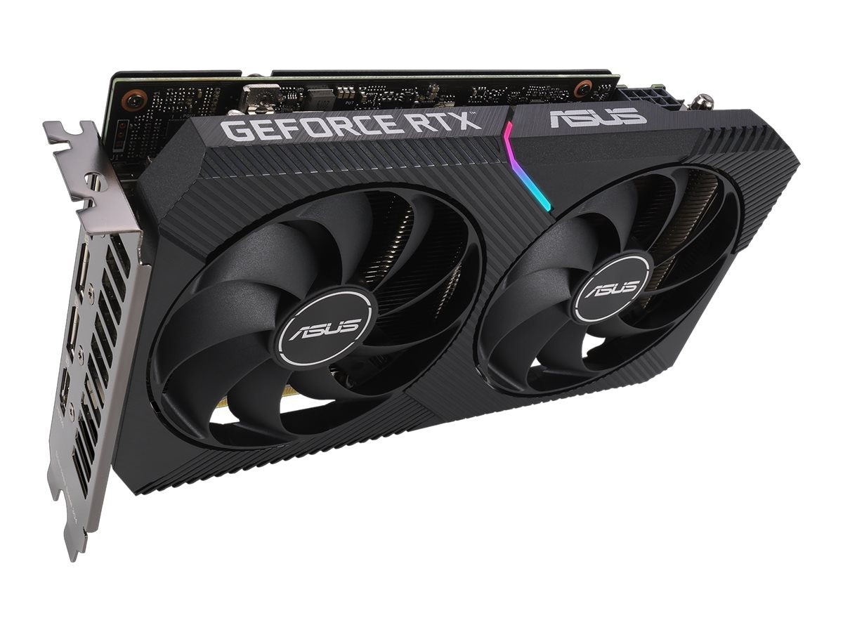 ASUS DUAL-RTX3060-O12G-V2 - OC Edition - tarjeta gráfica - GF RTX 3060 - 12 GB GDDR6 - PCIe 4.0 x16 - HDMI, 3 x DisplayPort-14