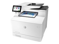 HP Color LaserJet Enterprise MFP M480f - Impresora multifunción - color - laser - Legal (216 x 356 mm) (original) - A4/Legal (material) - hasta 28 ppm (copiando) - hasta 29 ppm (impresión) - 300 hojas - 33.6 Kbps - USB 2.0, Gigabit LAN, host USB 2.0-1