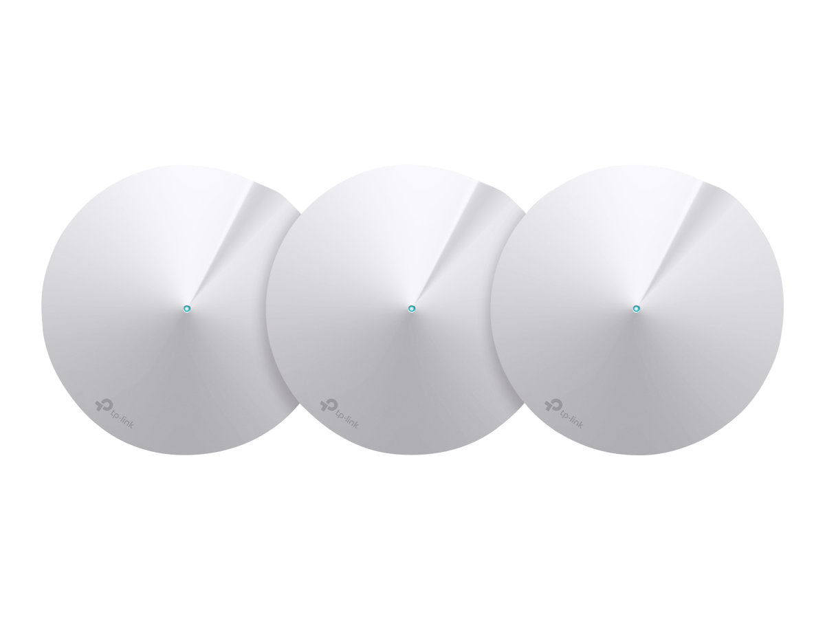 TP-LINK DECO M5 - Sistema Wi-Fi - hasta 4500 pies cuadrados - malla 1GbE - Wi-Fi 5 - Doble banda (paquete de 3)-1