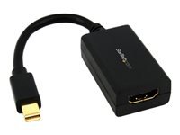 StarTech.com Adaptador Conversor de Vídeo Mini DisplayPort a HDMI - Cable Convertidor Pasivo - Hembra HDMI - Macho Mini DP - 1920x1200 - Adaptador de vídeo - Mini DisplayPort macho a HDMI hembra - 76.2 mm - negro - para P/N: DP2MDPMF3, DP2MDPMF6IN-1