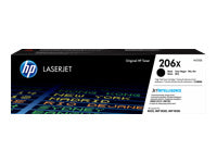 HP 206X - Alto rendimiento - negro - original - LaserJet - cartucho de tóner (W2110X) - para Color LaserJet Pro M255, M283, MFP M282, MFP M283-4
