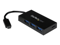 StarTech.com Concentrador USB 3.0 de 4 Puertos - USB-C a 1x USB-C y 3x USB-A - Hub USB Type-C a 1x USB Type-C a 3x USB-A - Hub - 4 x SuperSpeed USB 3.0 - sobremesa - para P/N: CFASTRWU3C, SDMSDRWU3AC, TB3DK2DPPD, TB3DK2DPPDUE, TB3DKDPMAW, TB3DKDPMAWUE-13